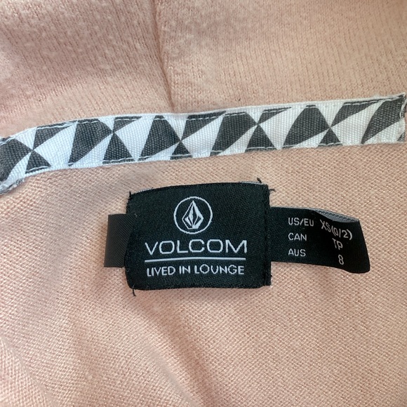 Volcom Lived In Lounge Hooded Fleece Pullover Sweatshirt Size XS - Picture 2 of 4